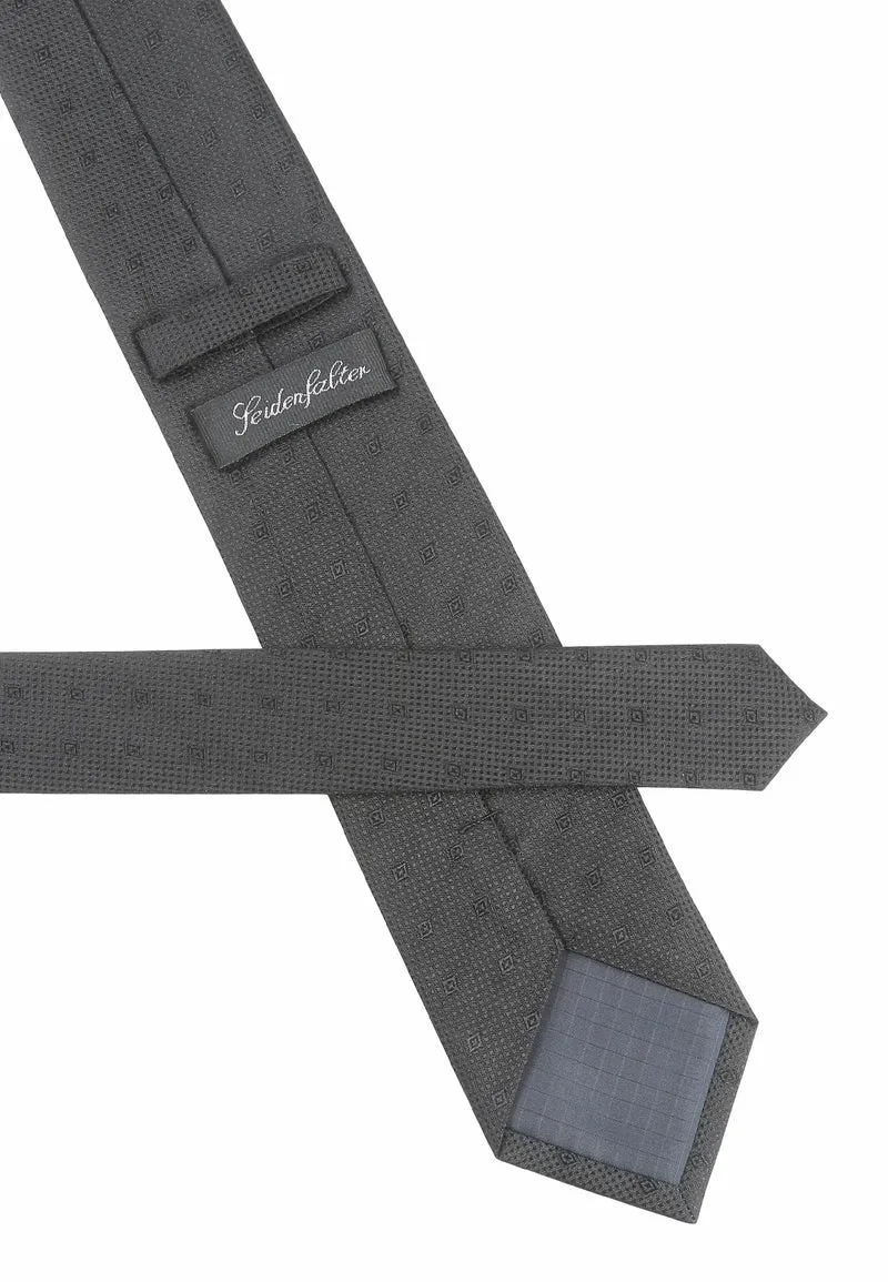 Trauerkrawatte Herren aus Seide - Schwarz (7,0 - 7,5 cm)