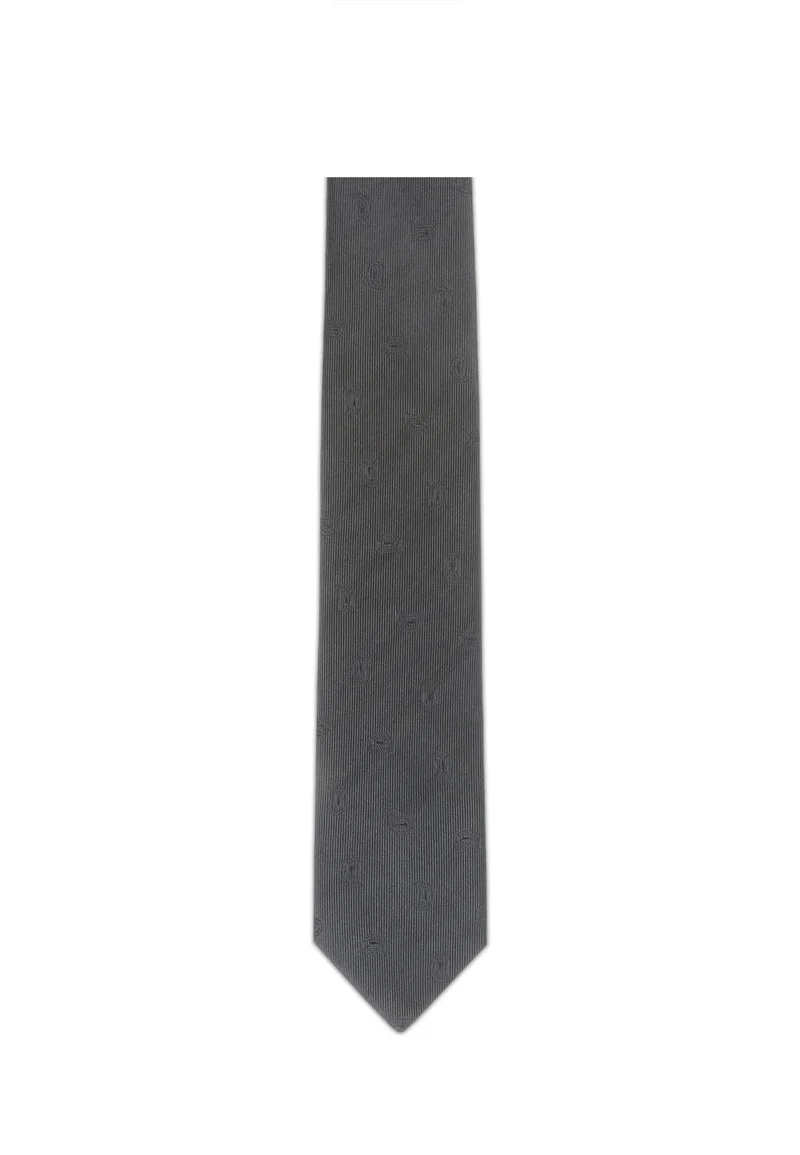 Trauerkrawatte Herren aus Seide - Schwarz (7,0 - 7,5 cm)