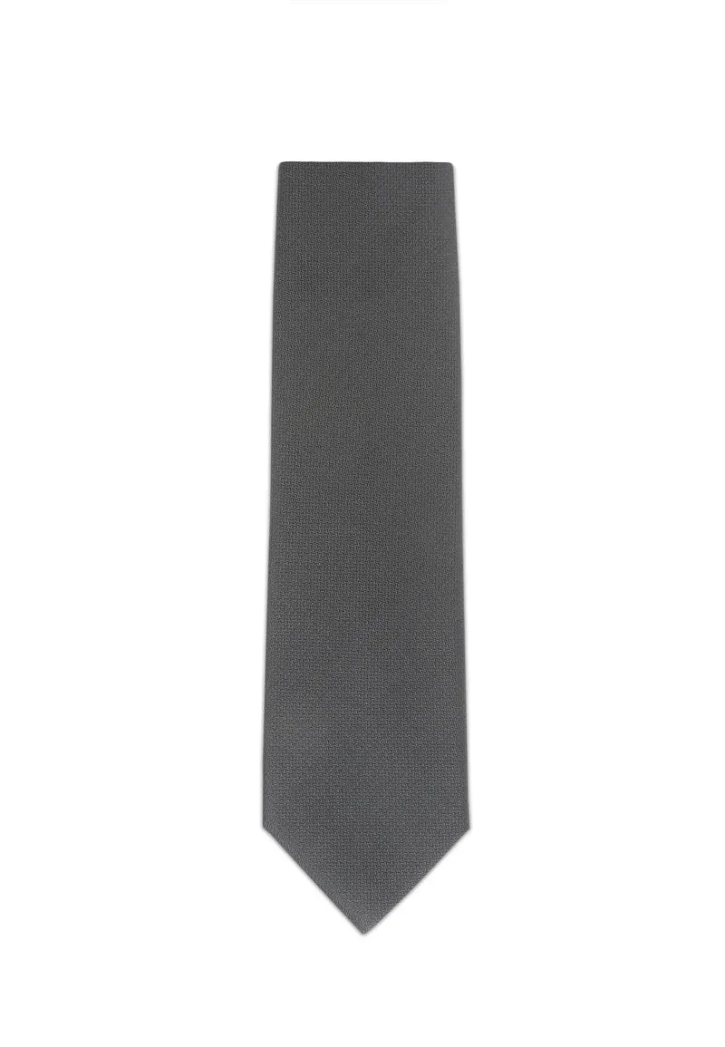 Trauerkrawatte Herren aus Seide - Schwarz (8,0 cm) Überlänge