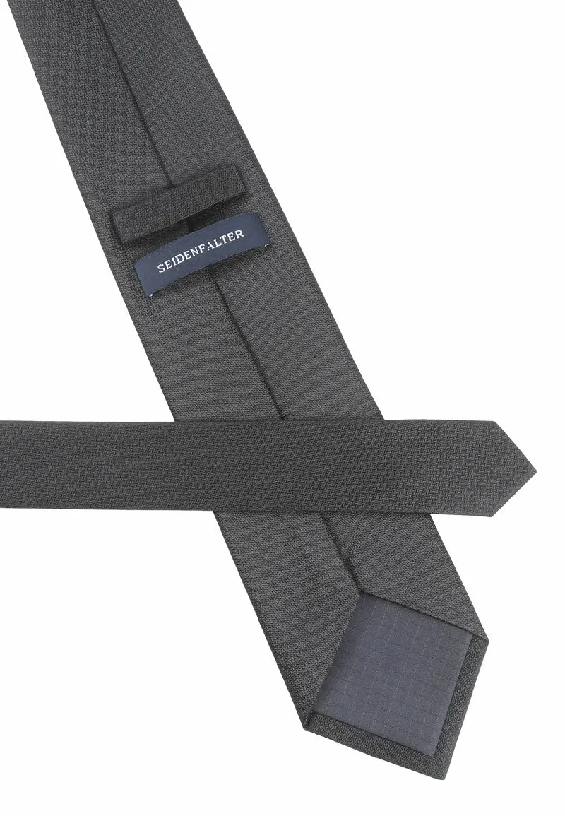 Trauerkrawatte Herren aus Seide - Schwarz (8,0 cm) Überlänge