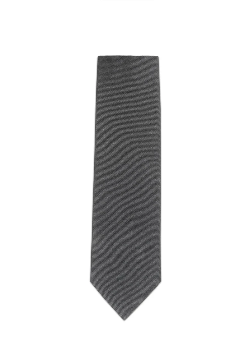 Trauerkrawatte Herren aus Seide - Schwarz (8,0 cm) Überlänge