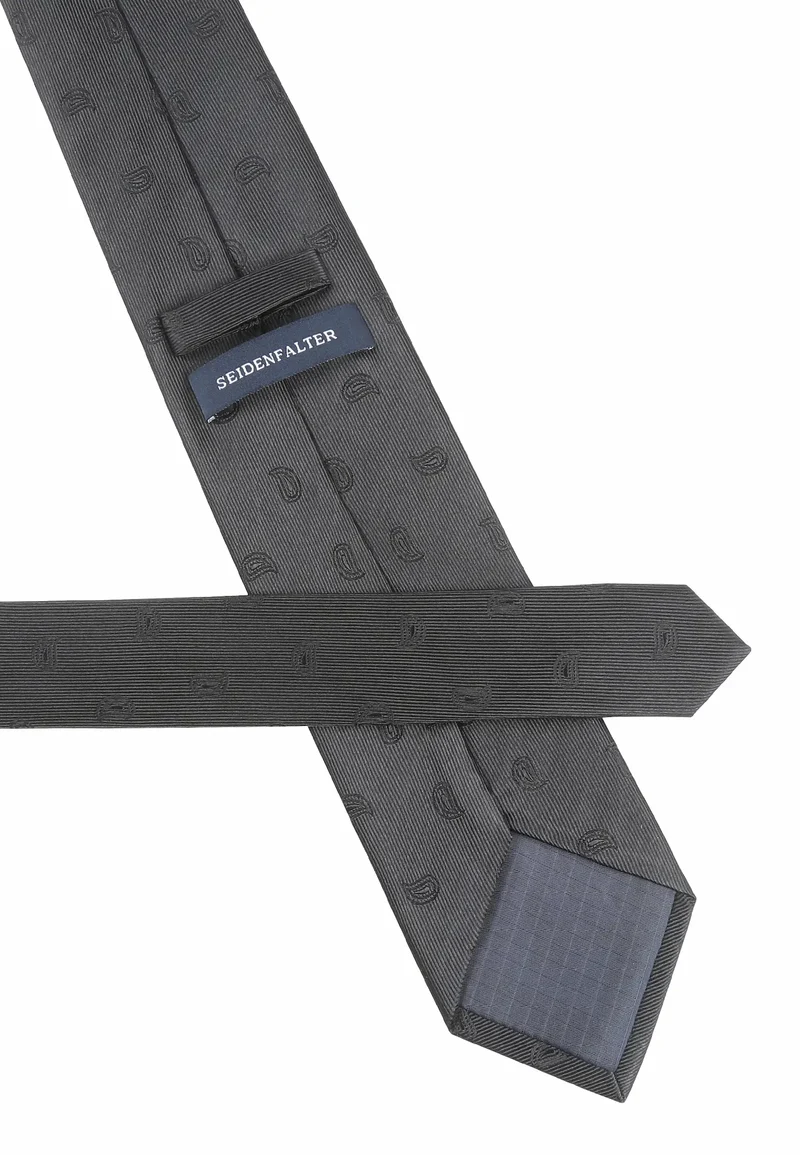 Trauerkrawatte Herren aus Seide - Schwarz (8,0 cm) Überlänge