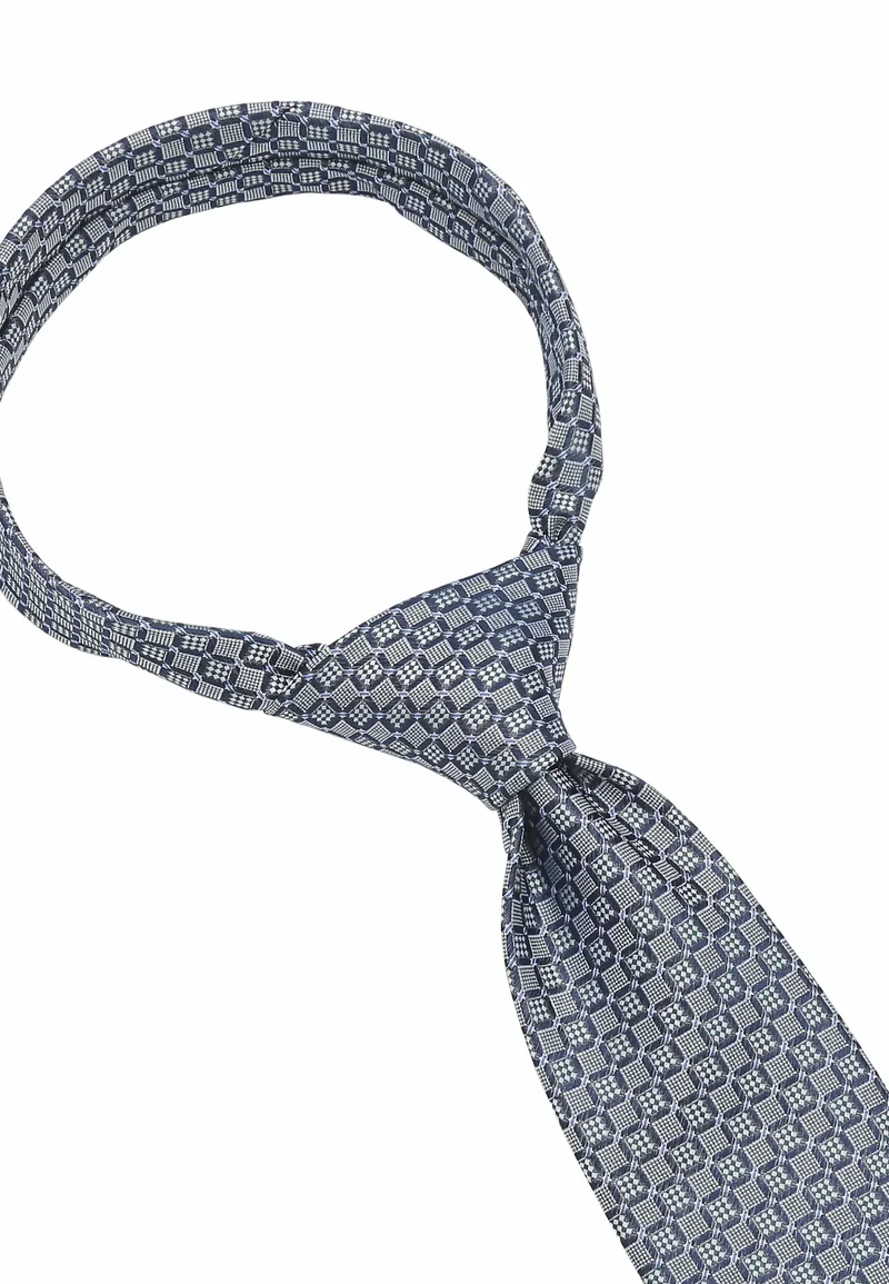 Krawatte Herren aus Seide - Würfelmuster (7,0 - 7,5 cm)