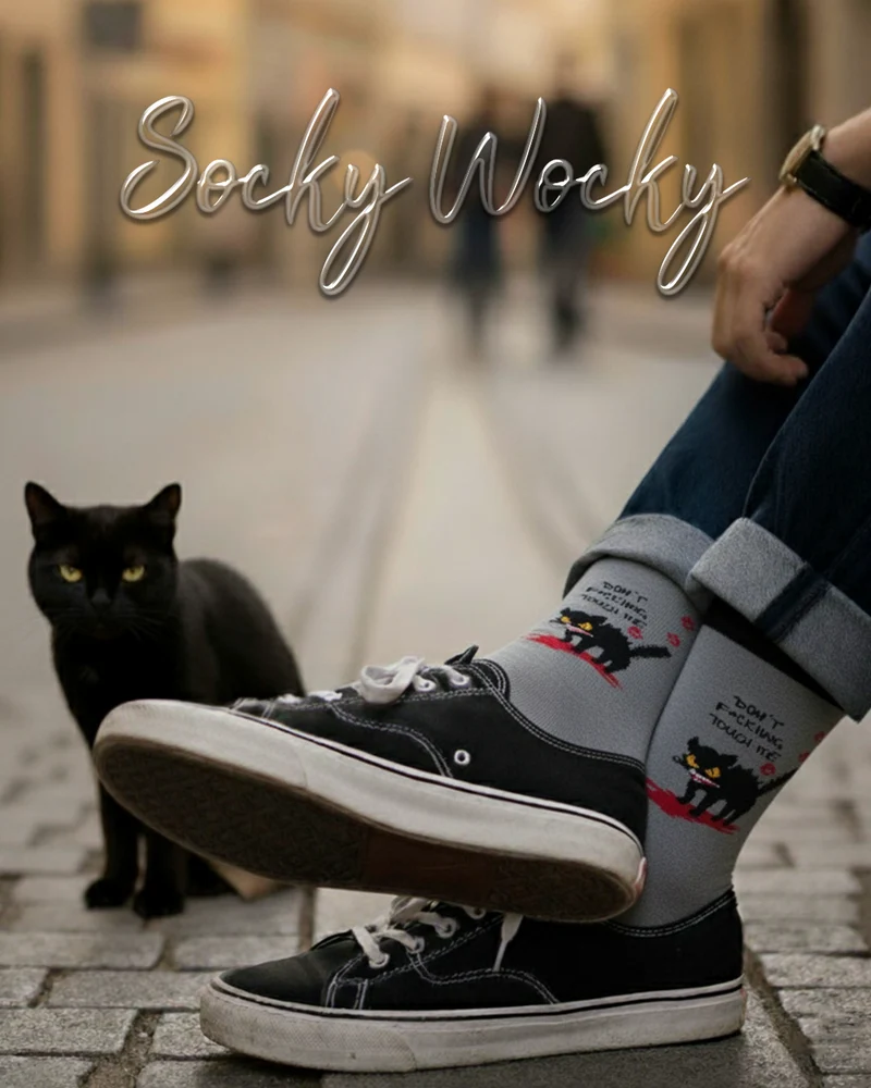 Don’t F*cking Touch Me Socks Attitude Series