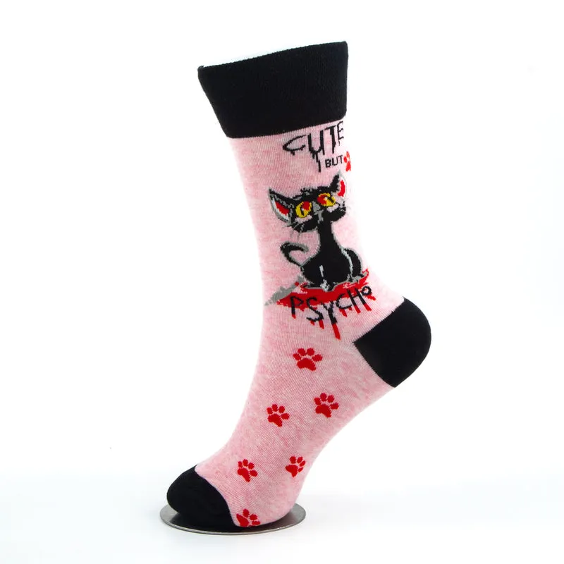 Cute But Psycho Socks Dual Personality Edition