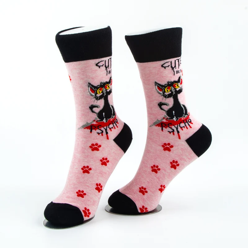 Cute But Psycho Socks Dual Personality Edition