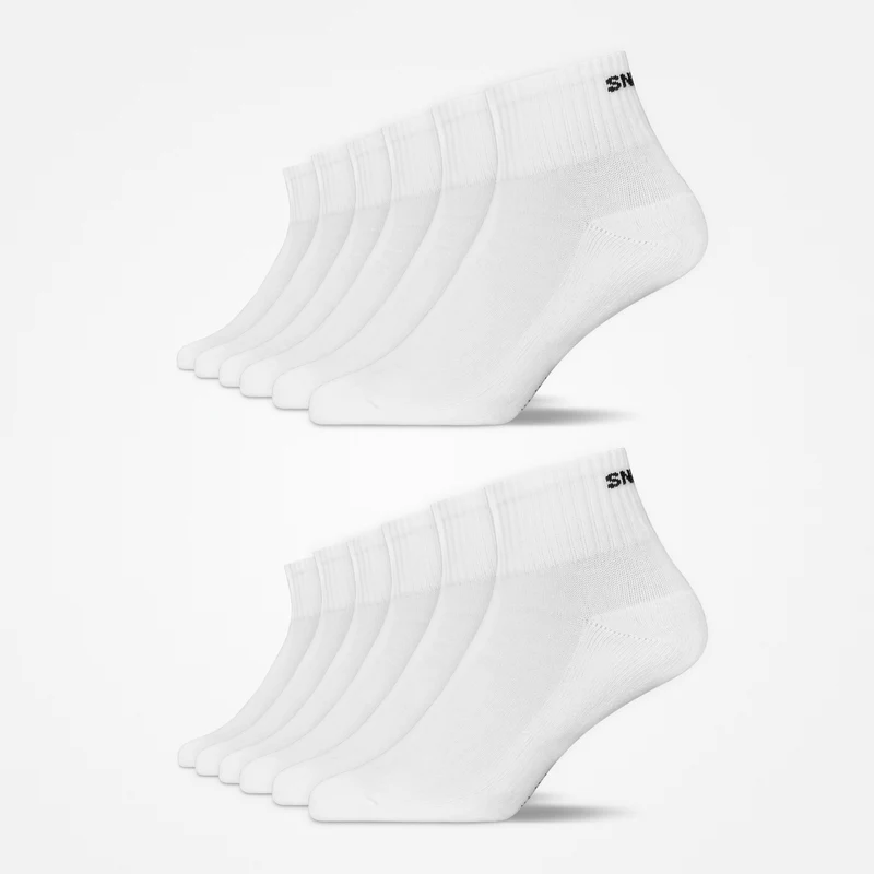 Retro Sneaker Socken | Weiß (SNOCKS)