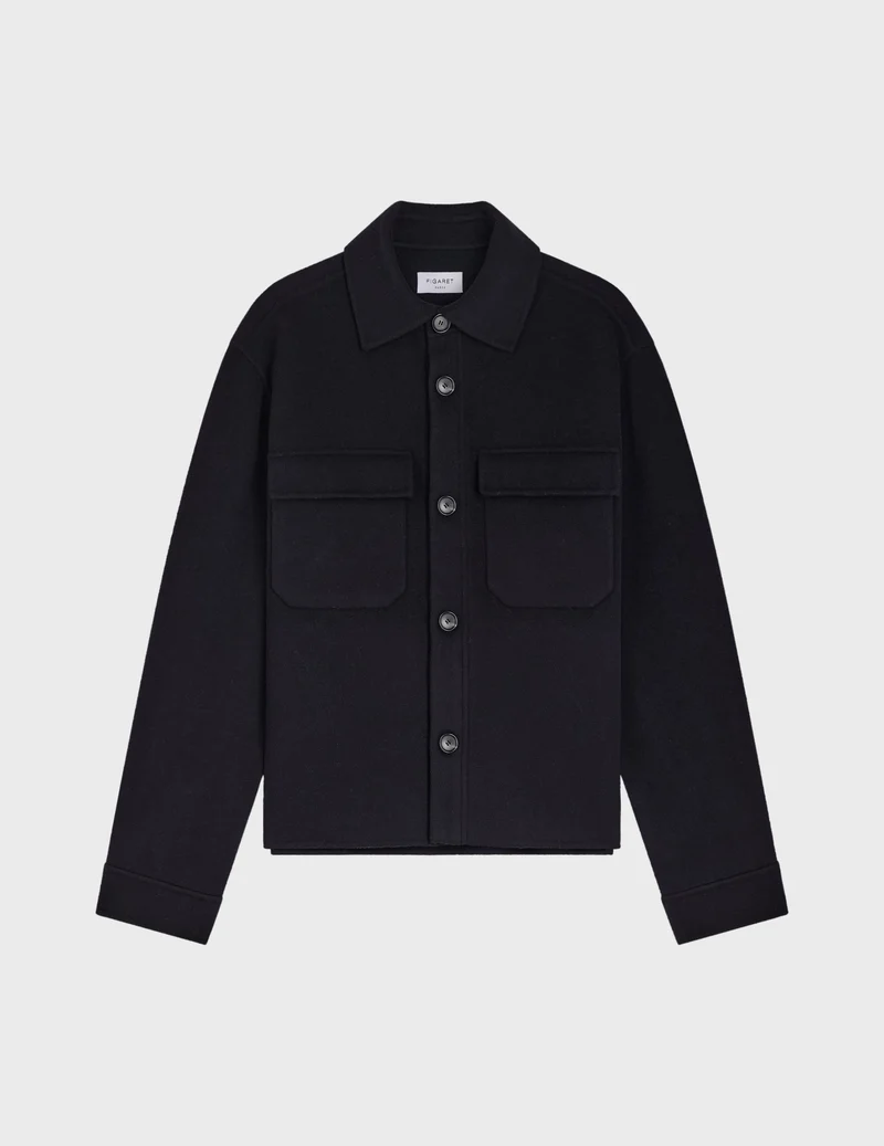 Veste Inoa en laine marine