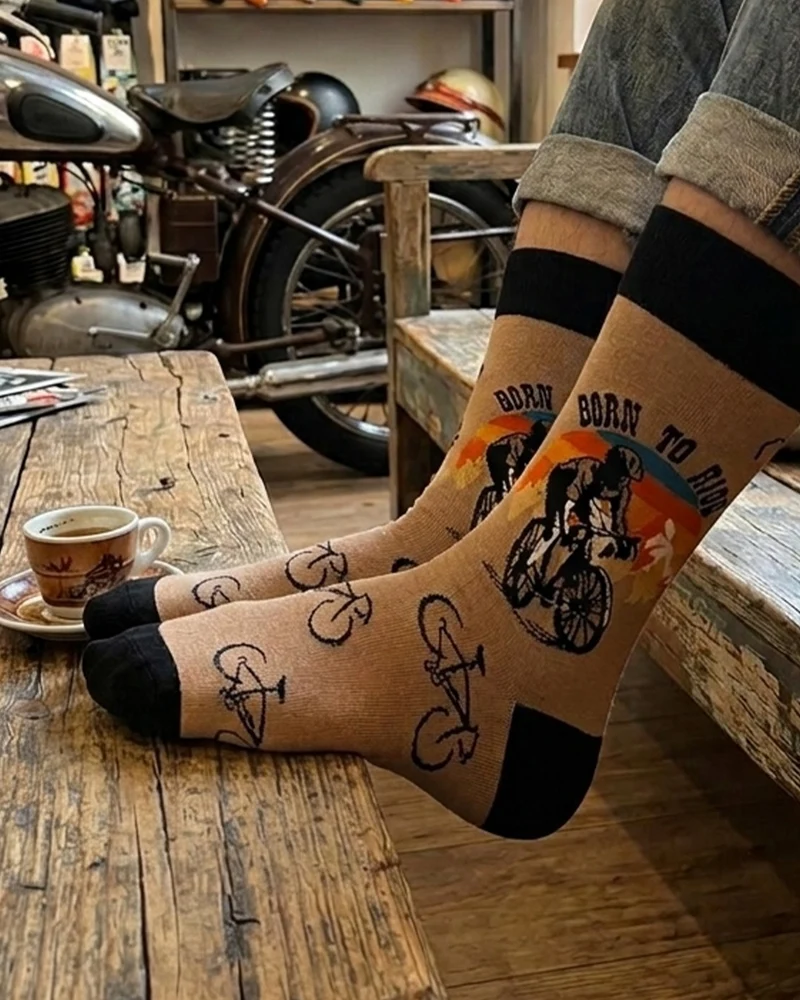 Born to Ride Socks Motorbike Lifestyle Series