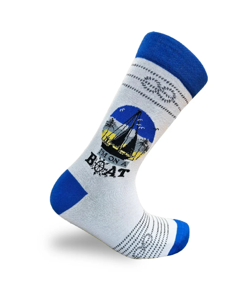 I’m on a Boat Socks Ocean Travel Edition