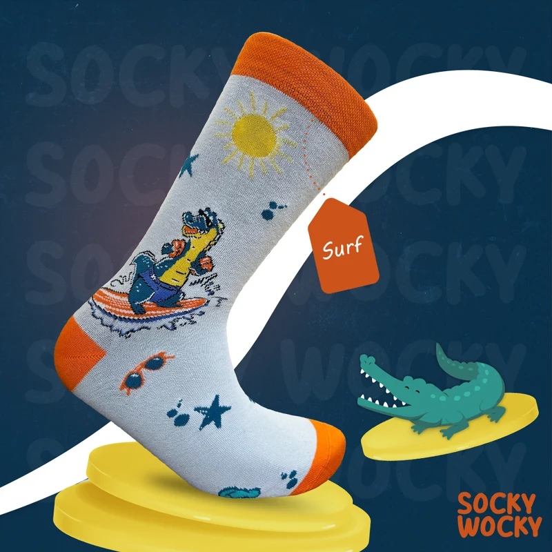 Surf Crocodile Socks Surf Adventure Series