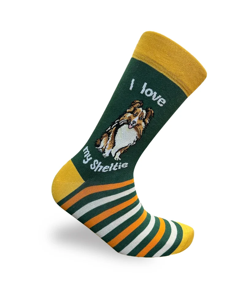 Sheltie Socks Herding Dog Edition