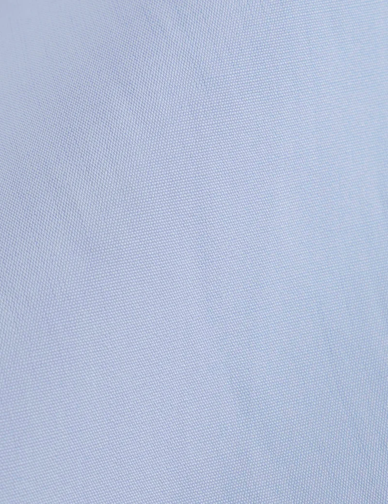 Pyjama Louise en popeline bleue brodé "Je t'aime"