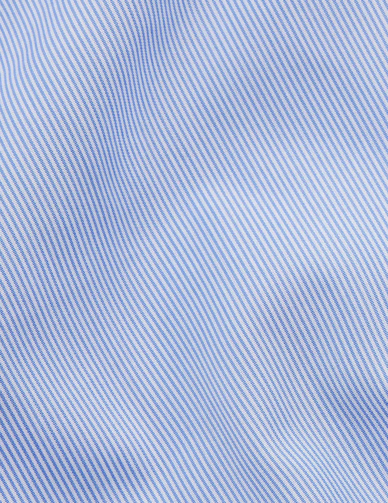 Chemise Classique rayée bleue