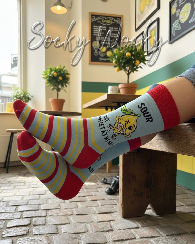 Sour But Sweet At Heart Socks Personality Edition