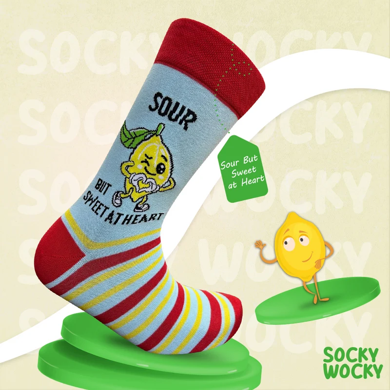 Sour But Sweet At Heart Socks Personality Edition