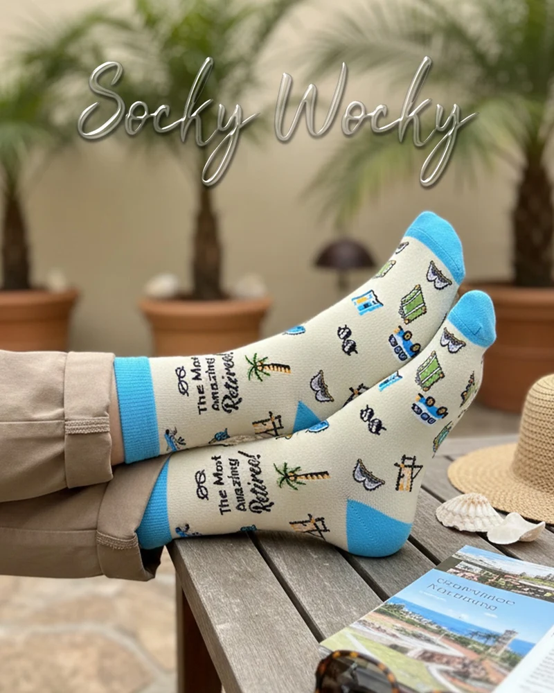 The Most Amazing Retiree Socks Celebration Gift Edition