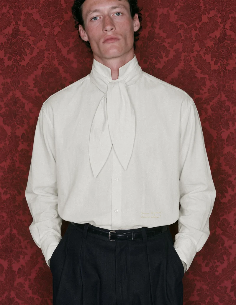 Chemise mixte Victor écrue