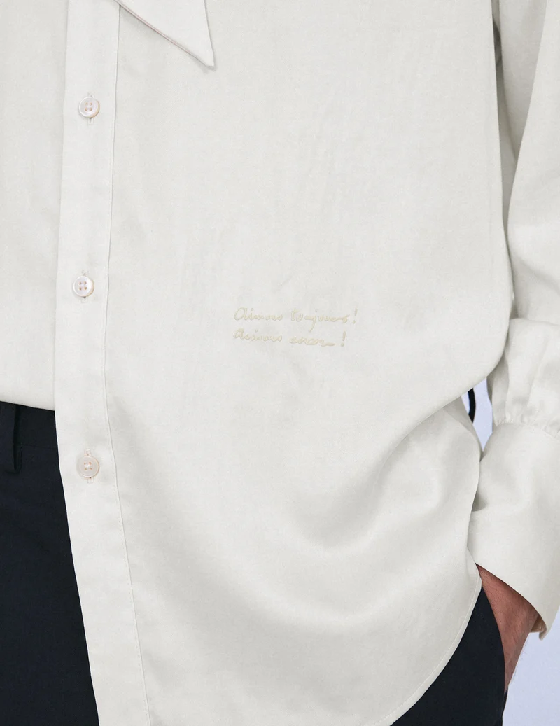 Chemise mixte Victor écrue