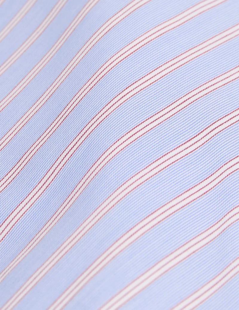 Chemise Carl bleue rayée