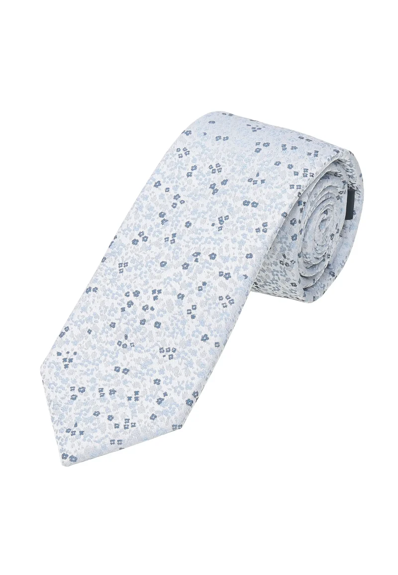Krawatte Herren aus Seide – Florales Muster (7,0 - 7,5 cm)