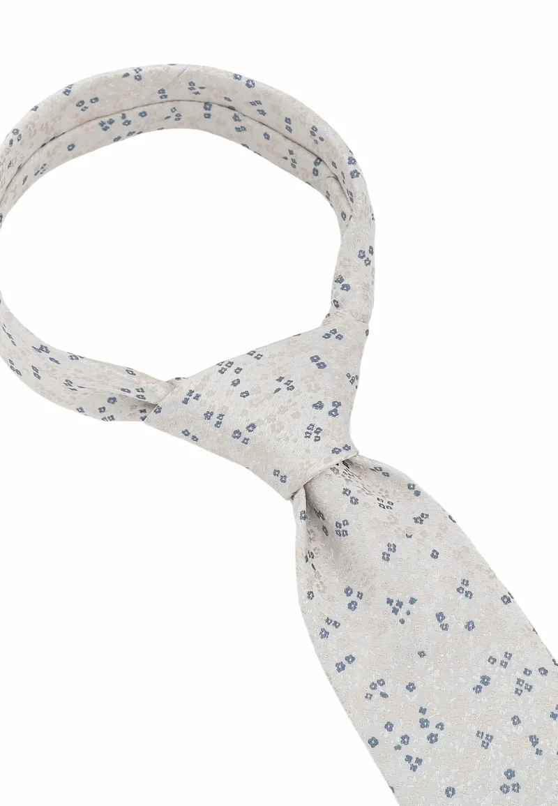 Krawatte Herren aus Seide – Florales Muster (7,0 - 7,5 cm)