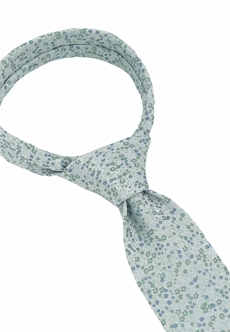 Krawatte Herren aus Seide – Florales Muster (7,0 - 7,5 cm)