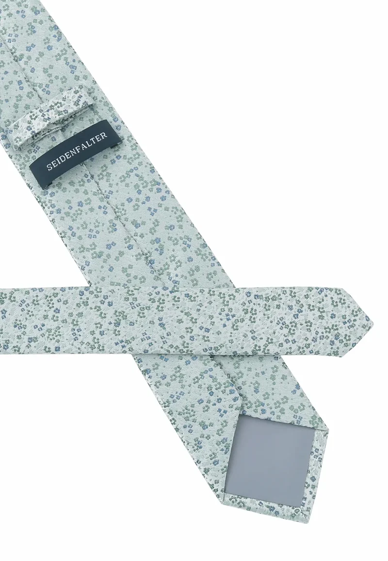Krawatte Herren aus Seide – Florales Muster (7,0 - 7,5 cm)