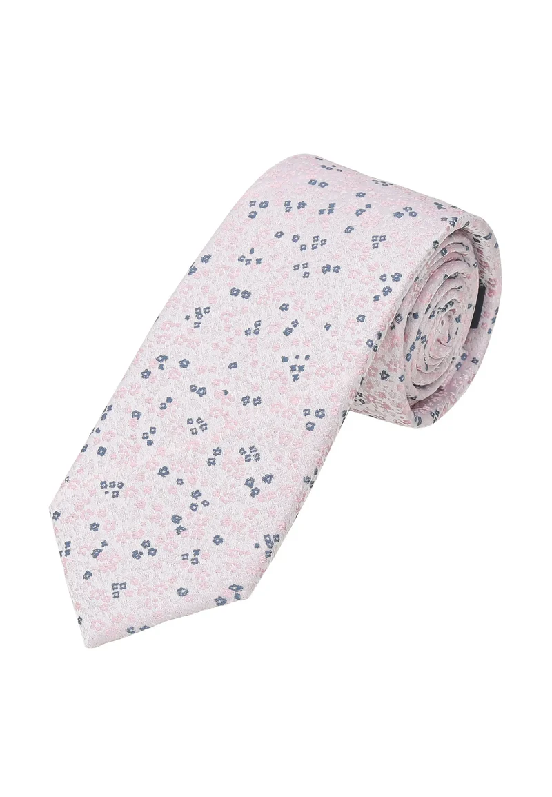 Krawatte Herren aus Seide – Florales Muster (7,0 - 7,5 cm)