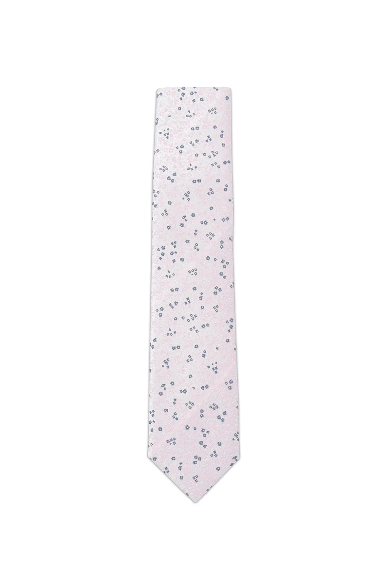 Krawatte Herren aus Seide – Florales Muster (7,0 - 7,5 cm)