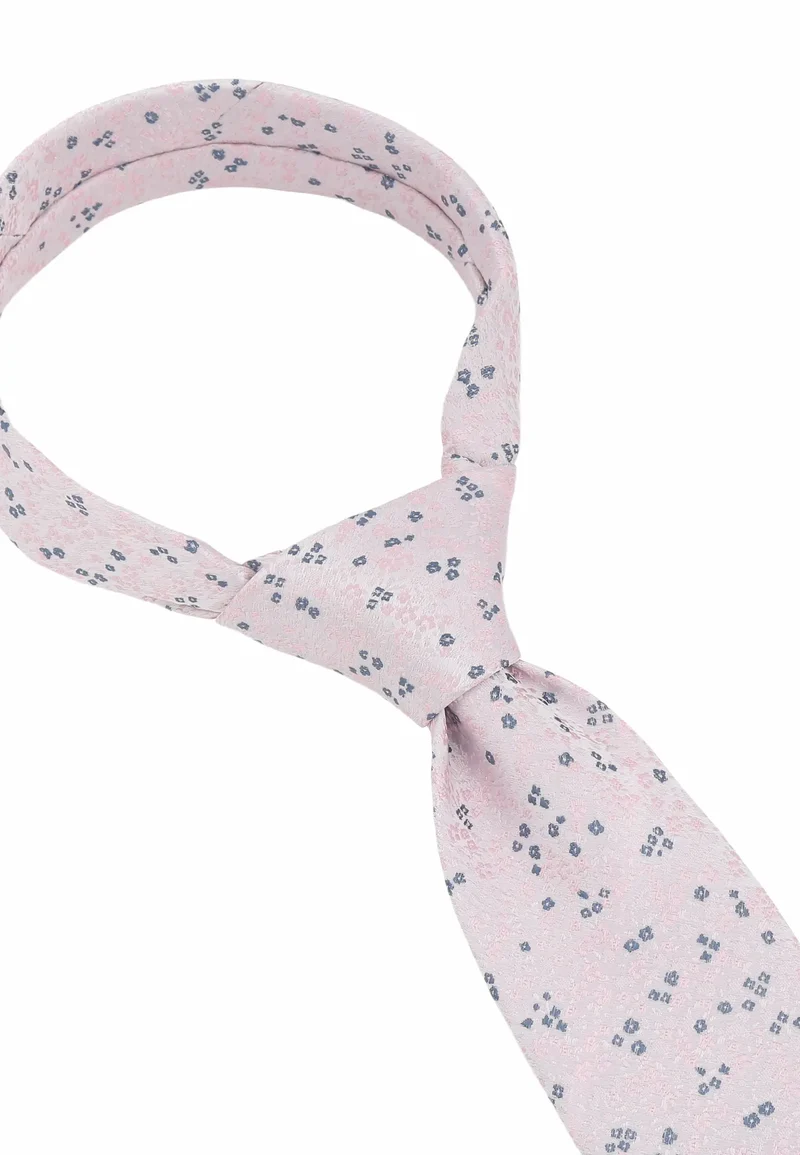 Krawatte Herren aus Seide – Florales Muster (7,0 - 7,5 cm)