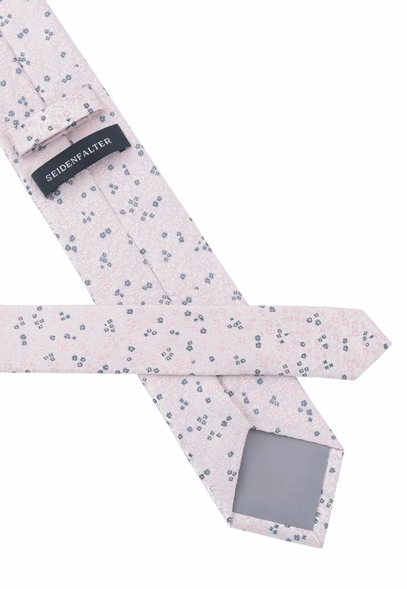 Krawatte Herren aus Seide – Florales Muster (7,0 - 7,5 cm)