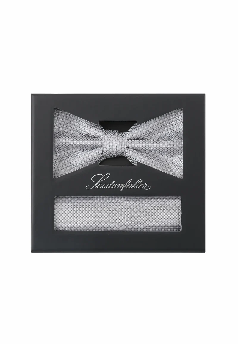 Fliege & Einstecktuch Set – Feinstruktur