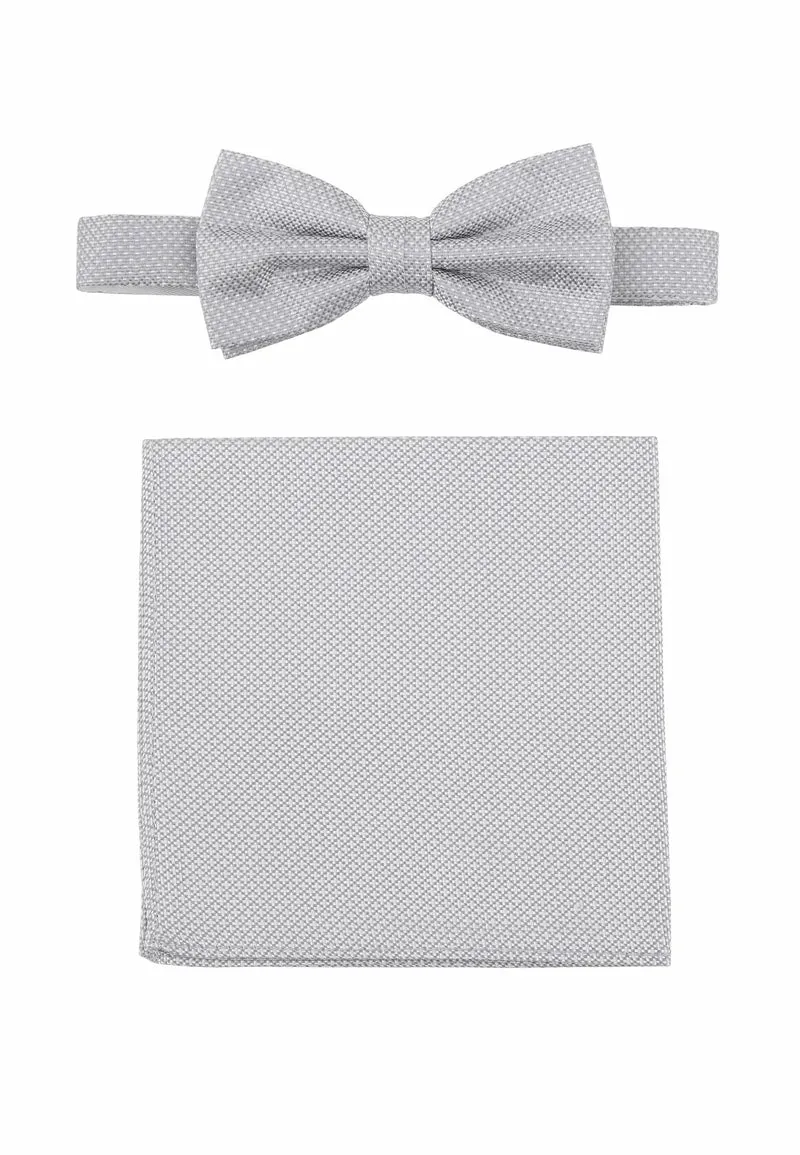 Fliege & Einstecktuch Set – Feinstruktur