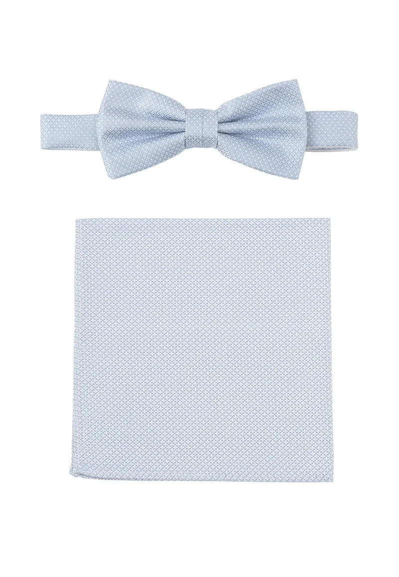 Fliege & Einstecktuch Set – Feinstruktur