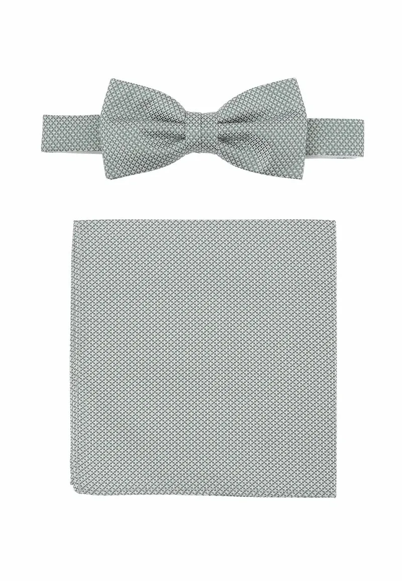 Fliege & Einstecktuch Set – Feinstruktur