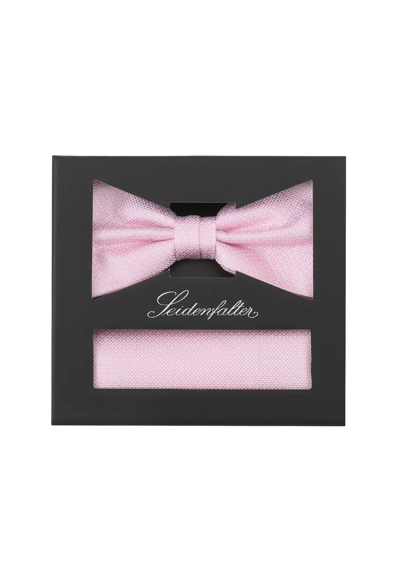 Fliege & Einstecktuch Set – Feinstruktur
