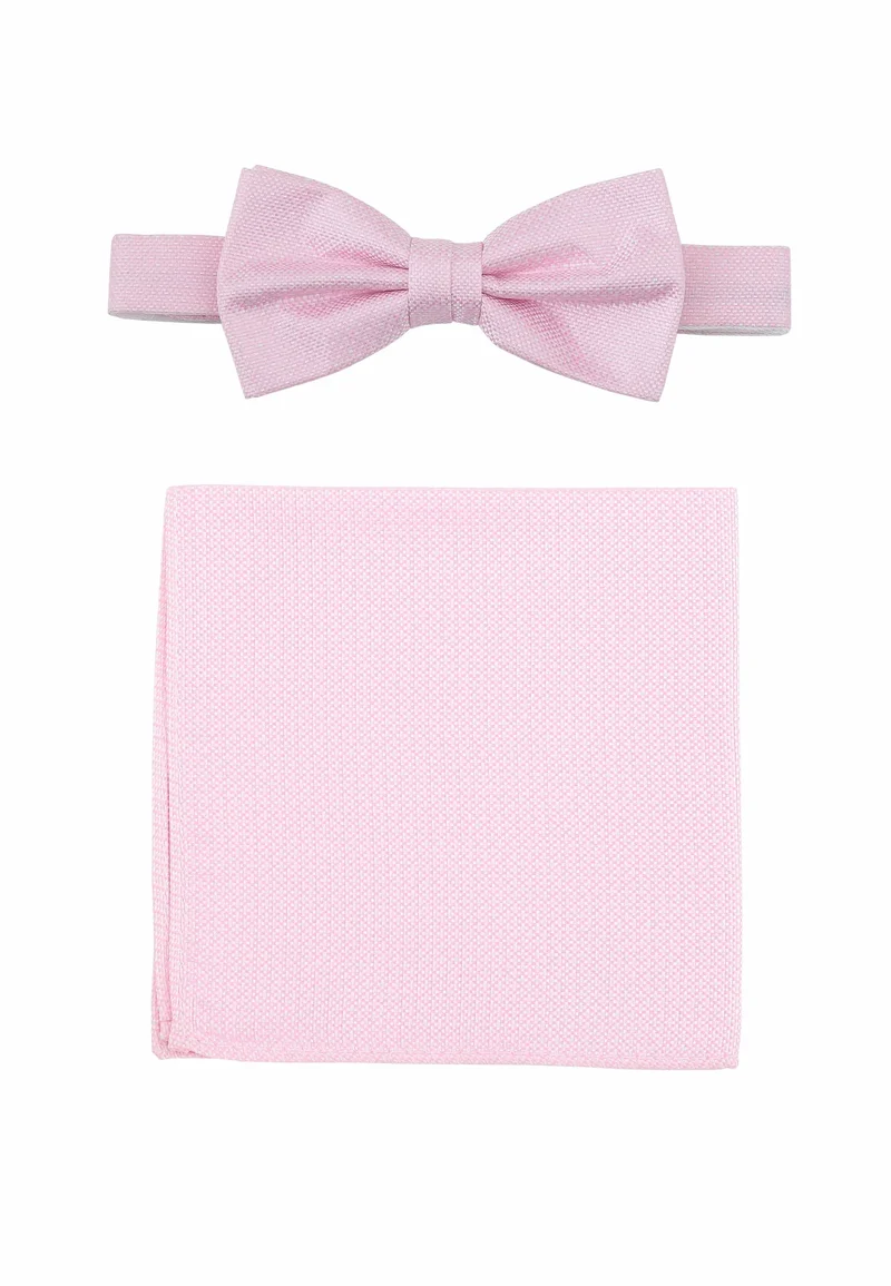 Fliege & Einstecktuch Set – Feinstruktur