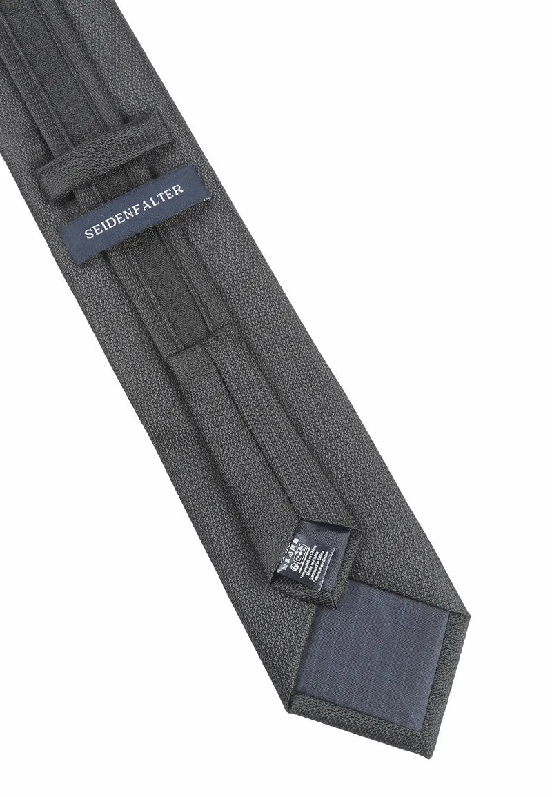Zip Trauerkrawatte Schwarz - (7,0 - 7,5cm)