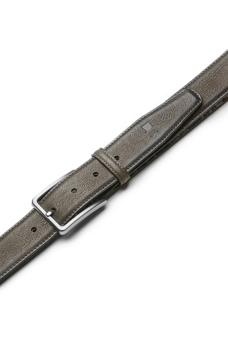 Ledergürtel Herren 3,5 cm – Genarbt
