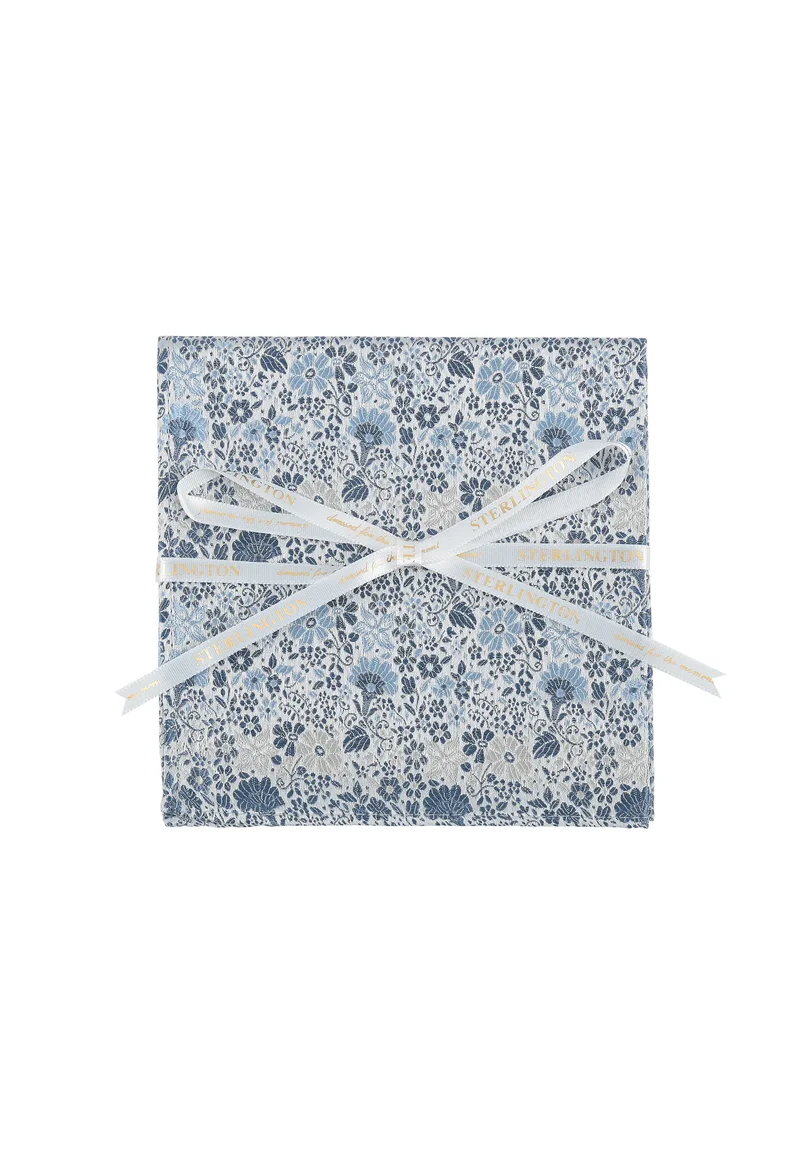 Einstecktuch Herren Hochzeit aus Seide – Floral