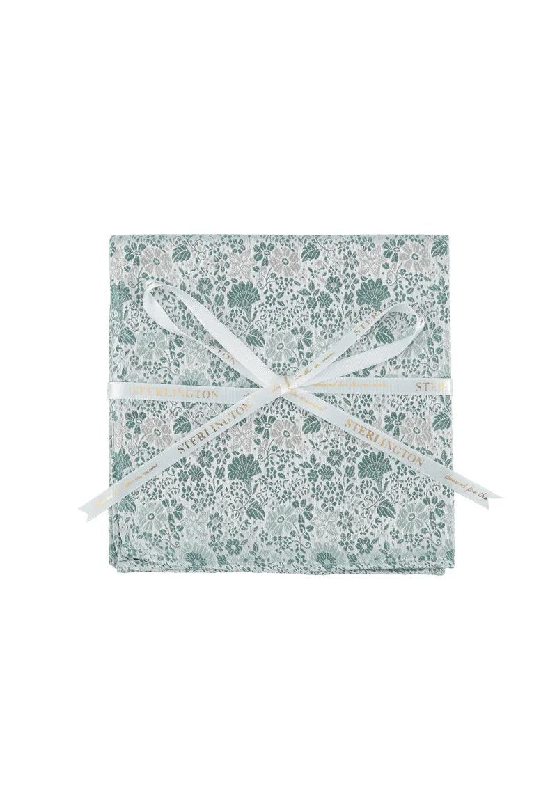 Einstecktuch Herren Hochzeit aus Seide – Floral