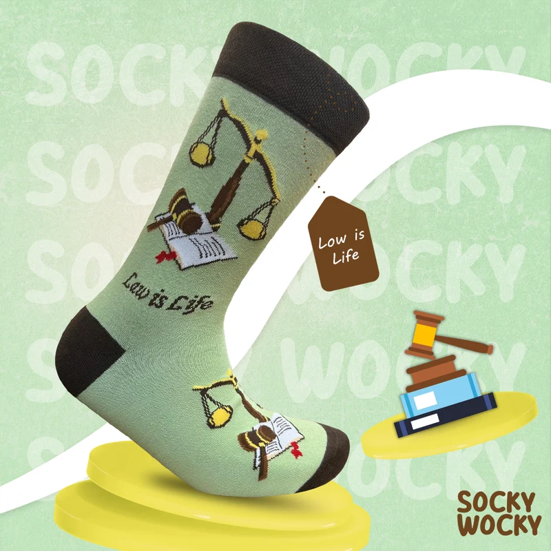 Law is Life Socks Legal Profession Edition