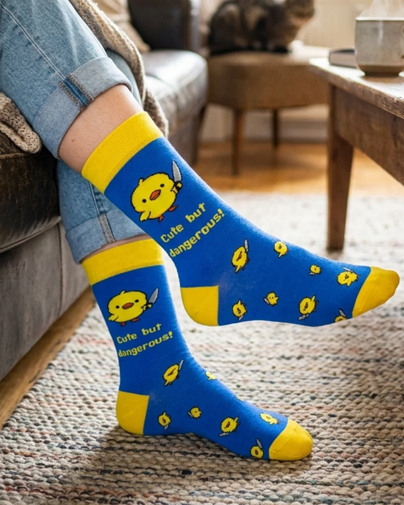 Cute But Dangerous Socks Don’t Underestimate the Chick Series
