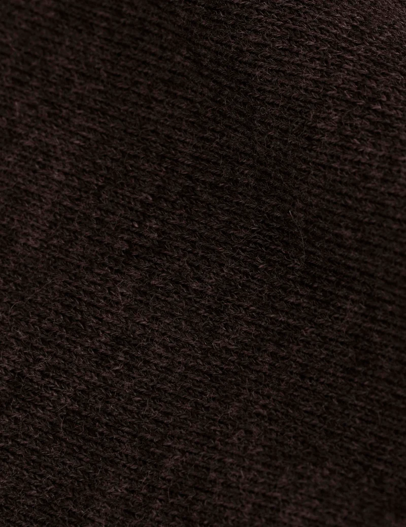 Pull Giovani en laine mérinos marron