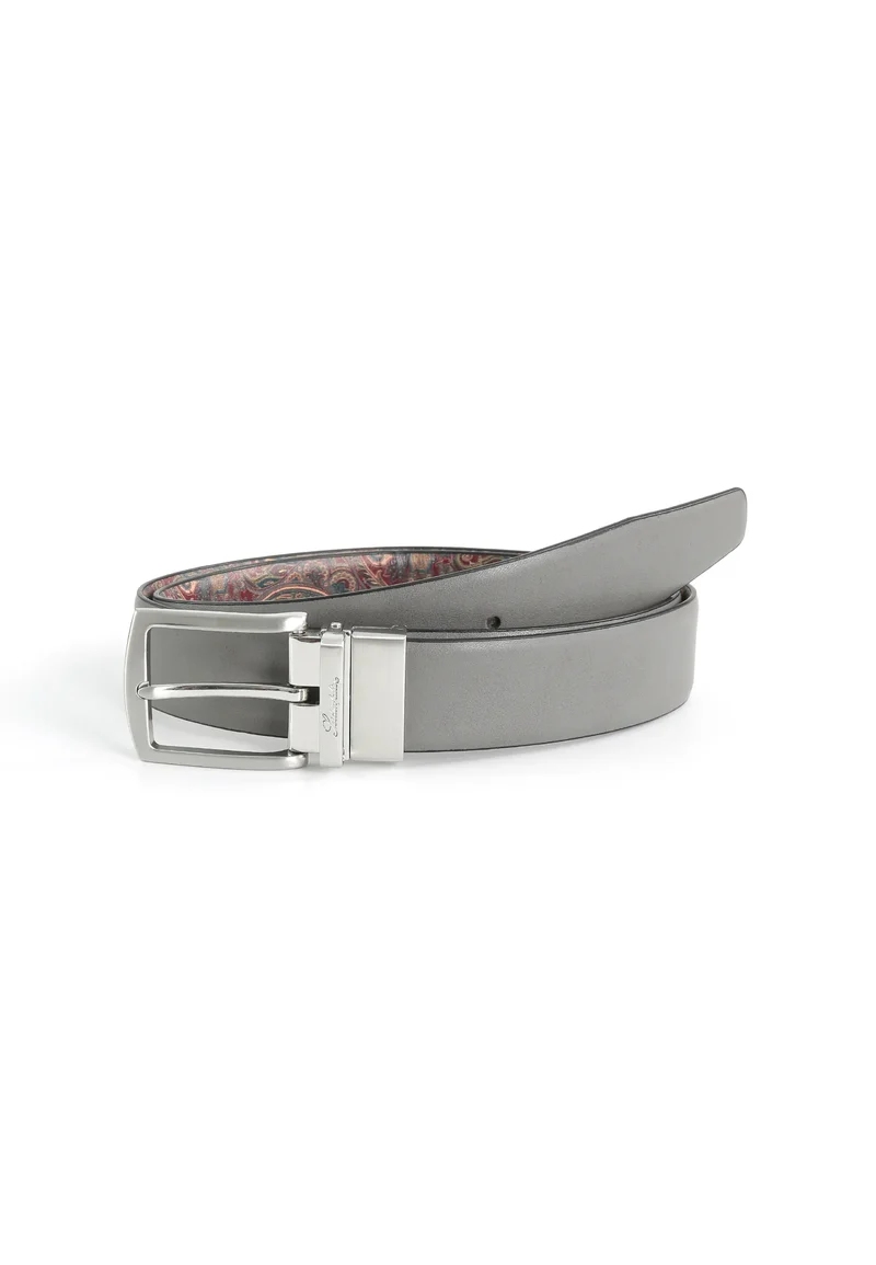 Wendegürtel Herren 3,5 cm – Paisley-Innenseite
