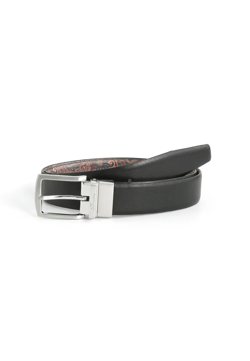 Wendegürtel Herren 3,5 cm – Paisley-Innenseite