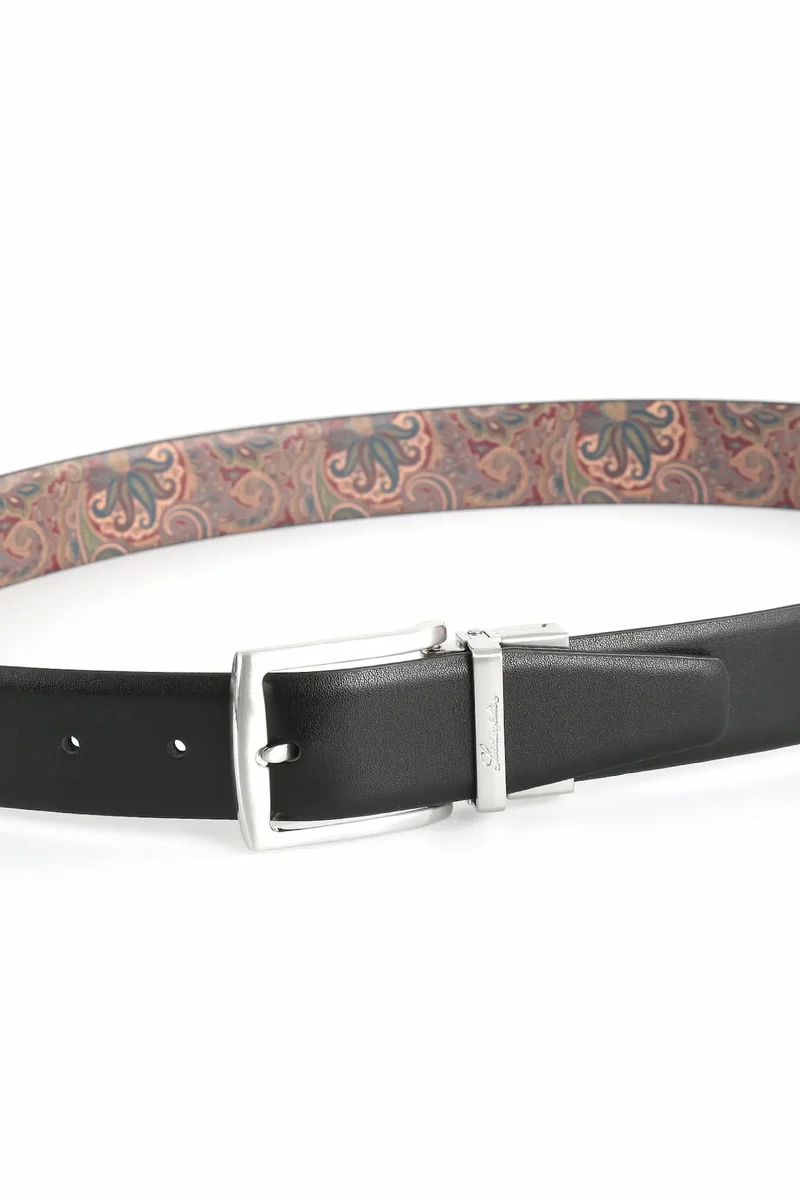 Wendegürtel Herren 3,5 cm – Paisley-Innenseite