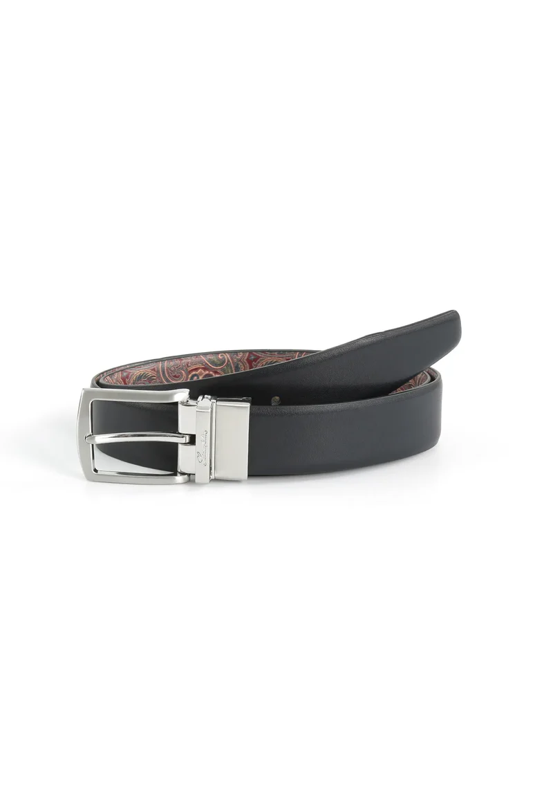 Wendegürtel Herren 3,5 cm – Paisley-Innenseite