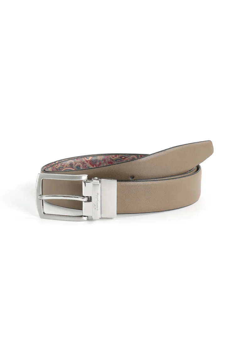 Wendegürtel Herren 3,5 cm – Paisley-Innenseite
